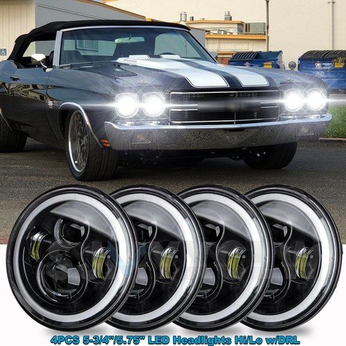 3 4 led - 5-3/4, headlights